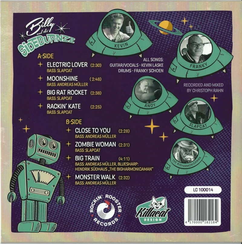 Billy and the Sideburnzz - Big Rat Rocket